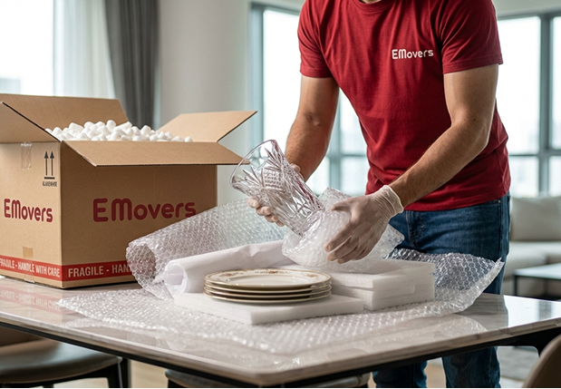 Fragile Item Packing Dubai Movers